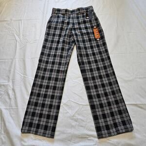 Dickies Men's Plaid Pants Regular Fit Black 30x32